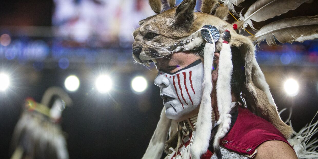 Фольклорный фестиваль индейцев Gathering of Nations в Альбукерке. 25 апреля 2015