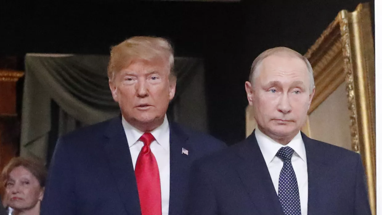 Дональд Трамп и Владимир Путин перед встречей в Хельсинки