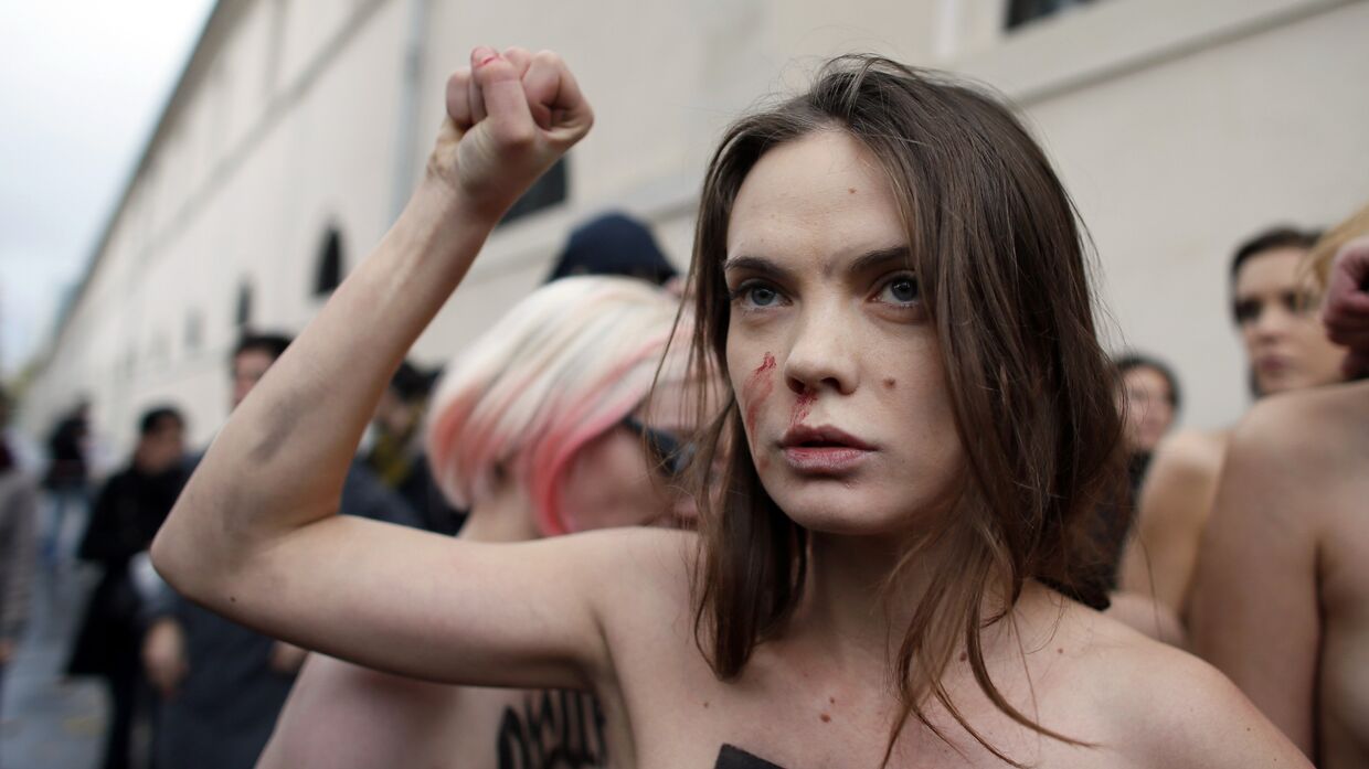 Украинская художница и одна из основательниц международного женского движения FEMEN Оксана Шачко