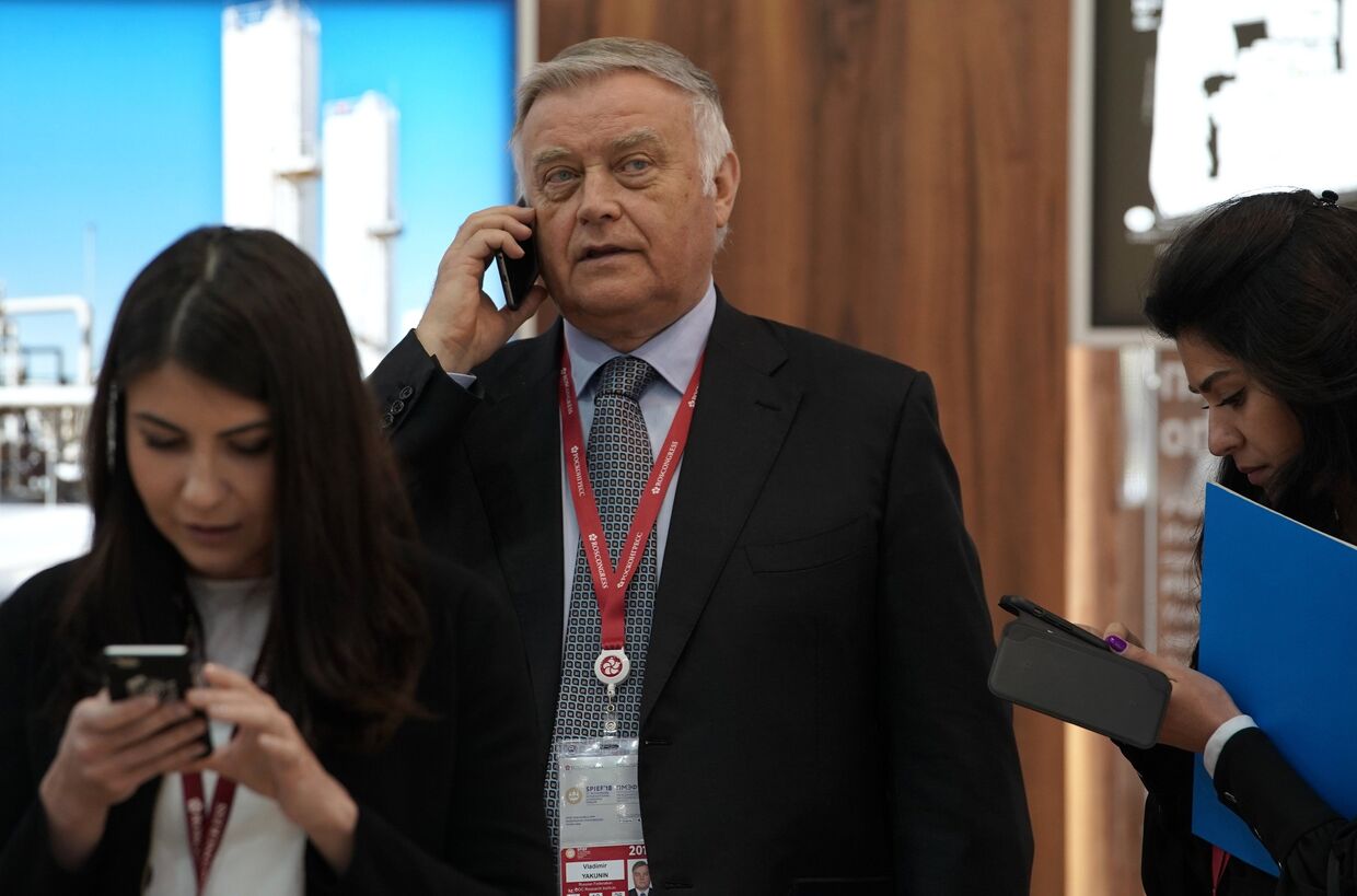 Владимир Якунин на Петербургском международном экономическом форуме. 25 мая 2018