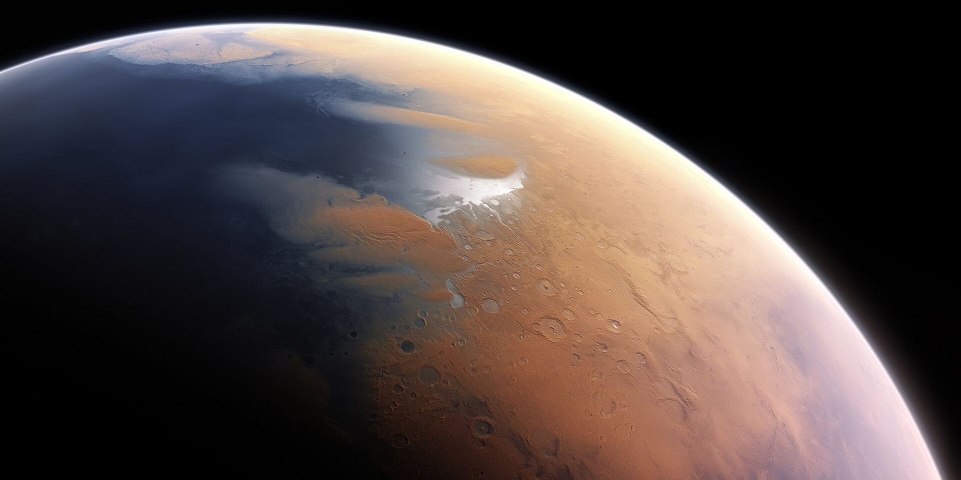Так Марс мог выглядеть около четырех миллиардов лет назад - ИноСМИ, 1920, 18.02.2021