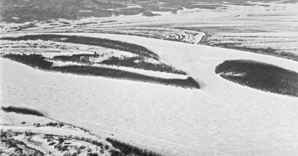 Вид на остров Даманский на реке Уссури