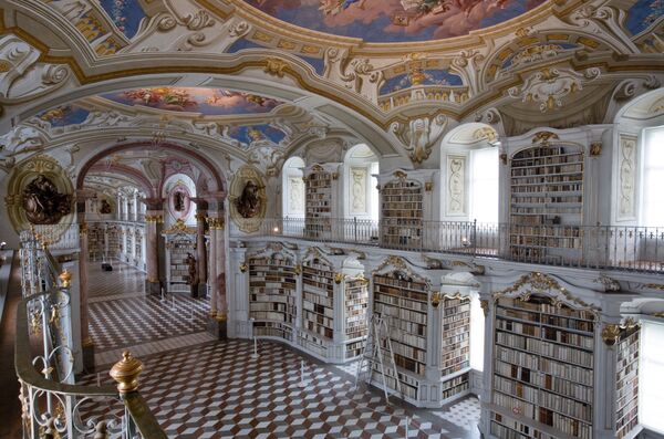 Библиотека Аббатства Адмонт в Австрии