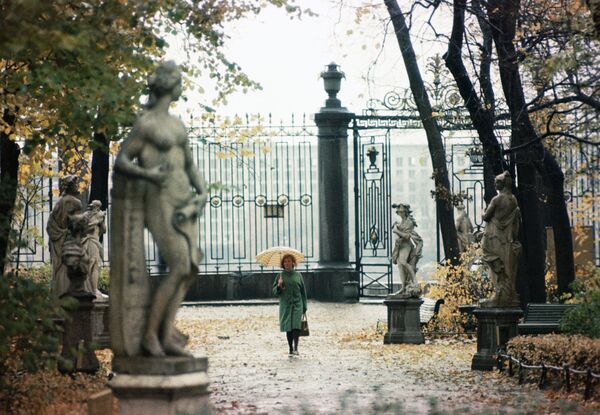 Вход в Летний сад. Вход в Летний сад.