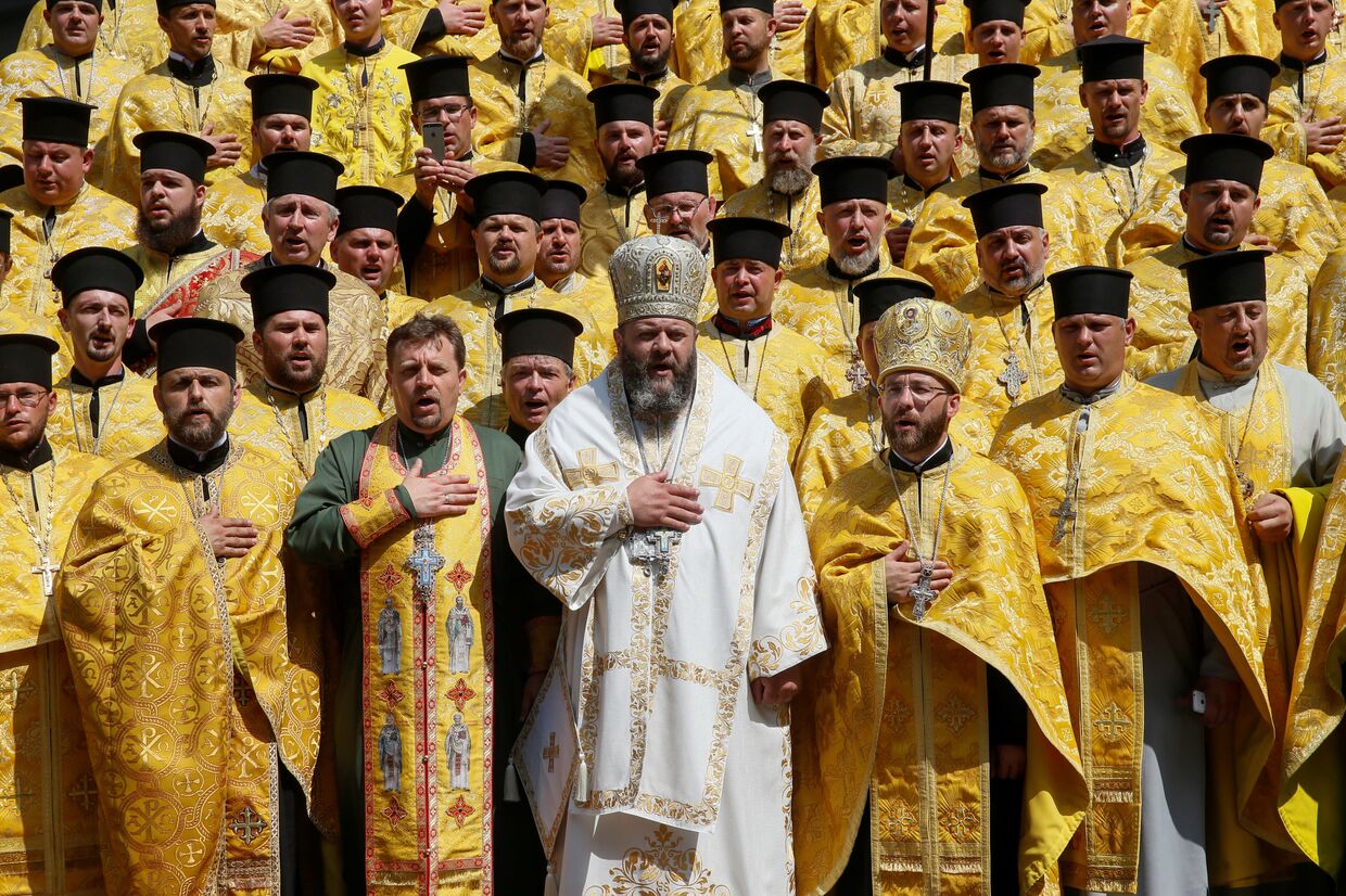 Церемония, посвященная 1030-летию принятия христианства в Киеве