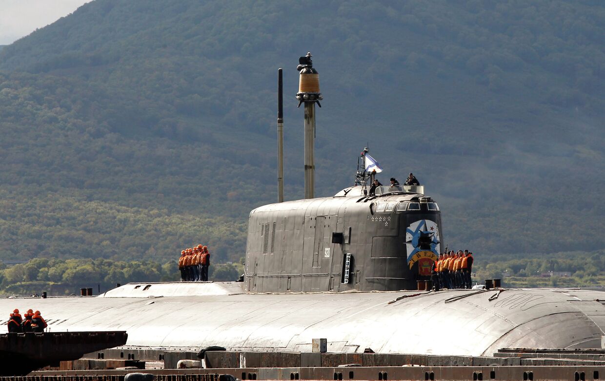 Атомная подводная лодка проекта 949А Антей Тверь в Вилючинске