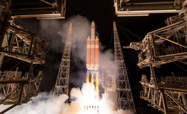 Запуск ракеты «Дельта-4» на мысе Канаверал, штат Флорида
