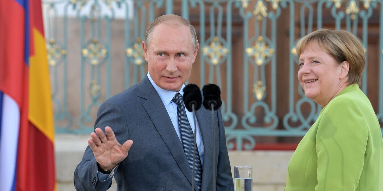 Рабочий визит президента РФ В. Путина в Германию Рабочий визит президента РФ В. Путина в Германию