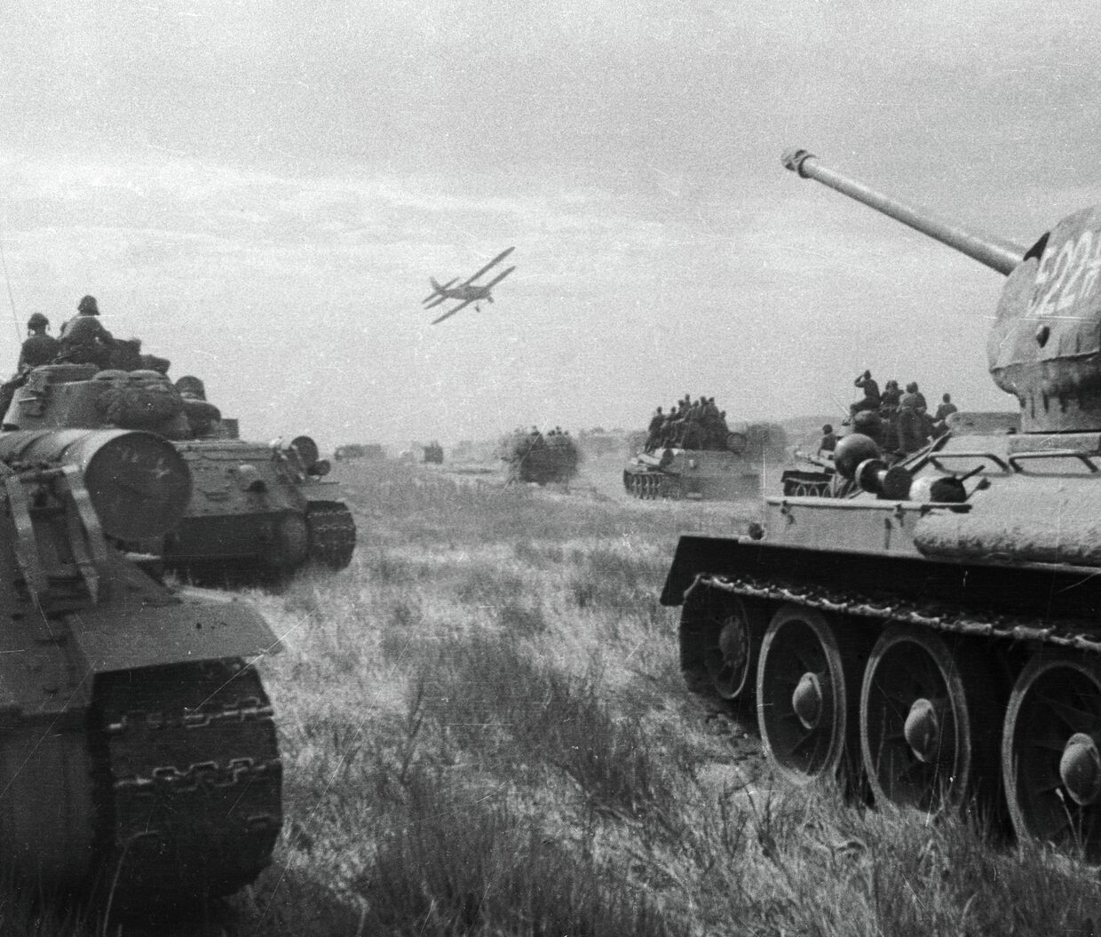 Советские войска ведут боевые действия в первый день войны с Японией