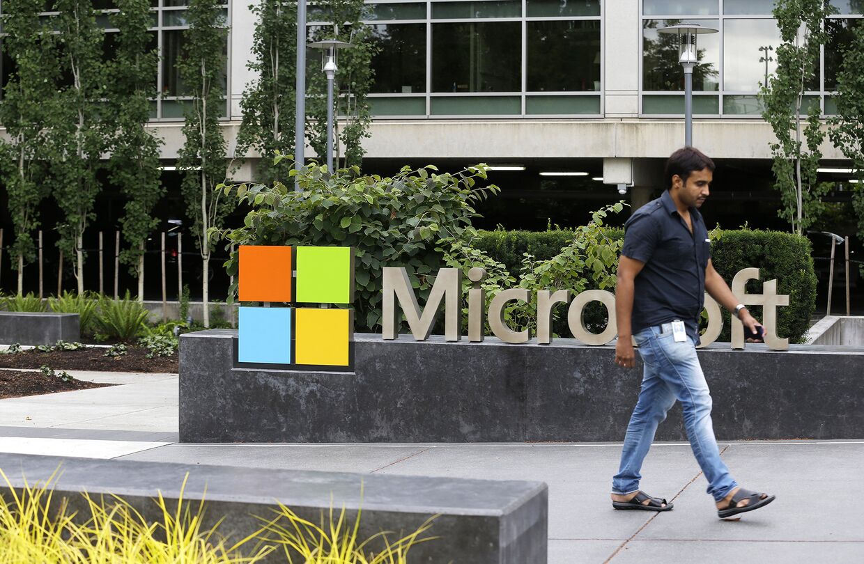 Офис компании Microsoft в Редмонде, штат Вашингтон