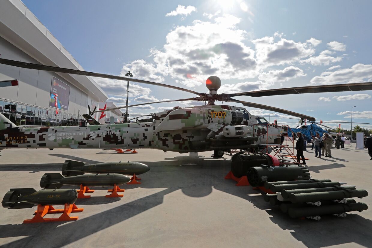 Вертолет Ми-28НЭ на форуме Армия-2018
