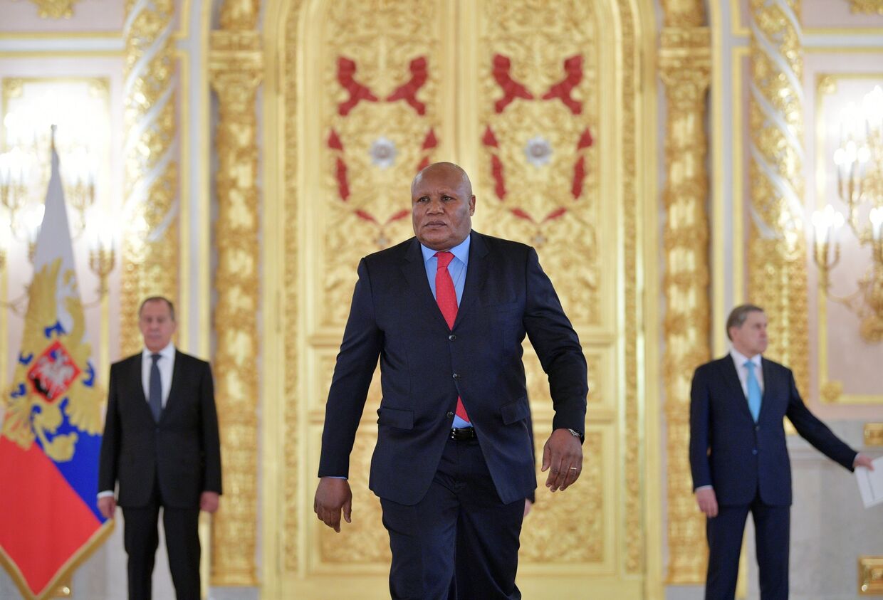 Чрезвычайный и полномочный посол Республики Конго Давид Мадука в Кремле