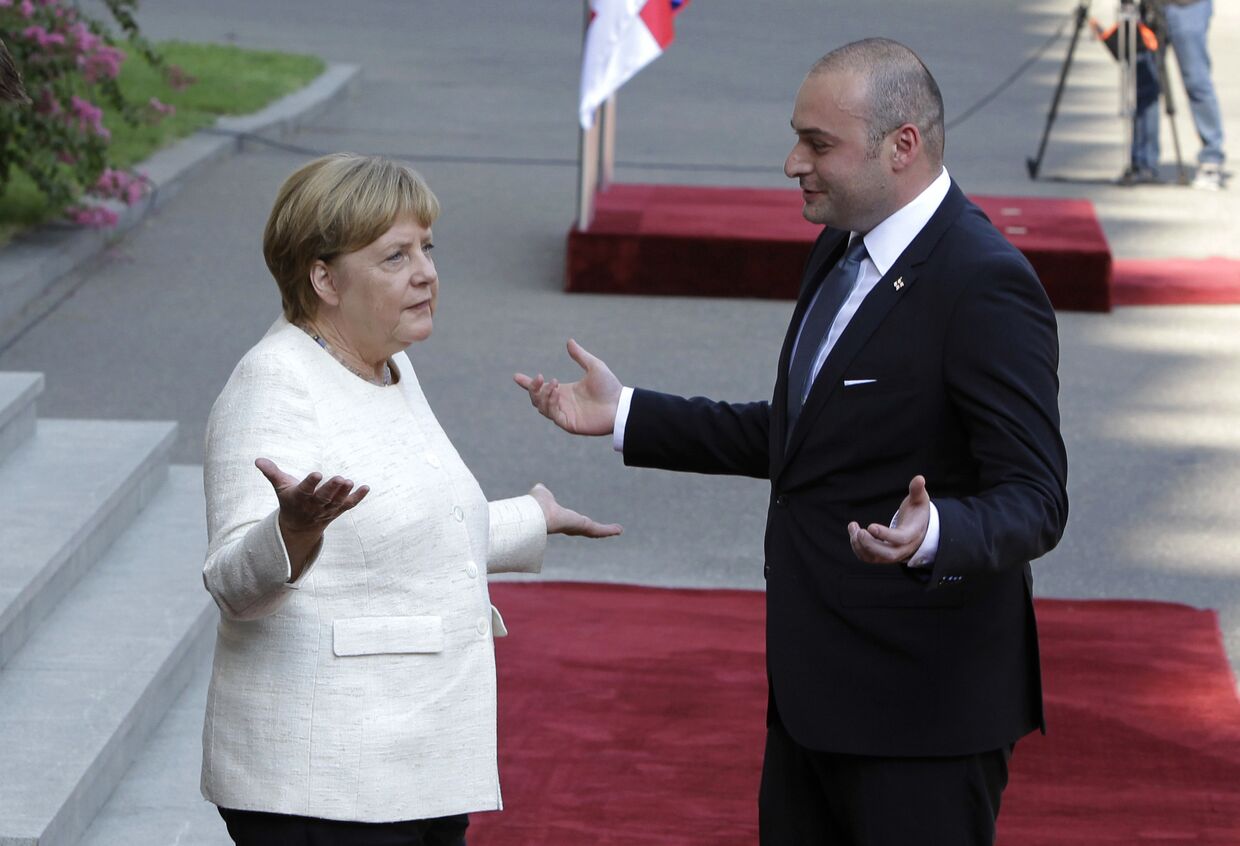 Канцлер Германии Ангела Меркель и премьер-министр Грузии Мамука Бахтадзе