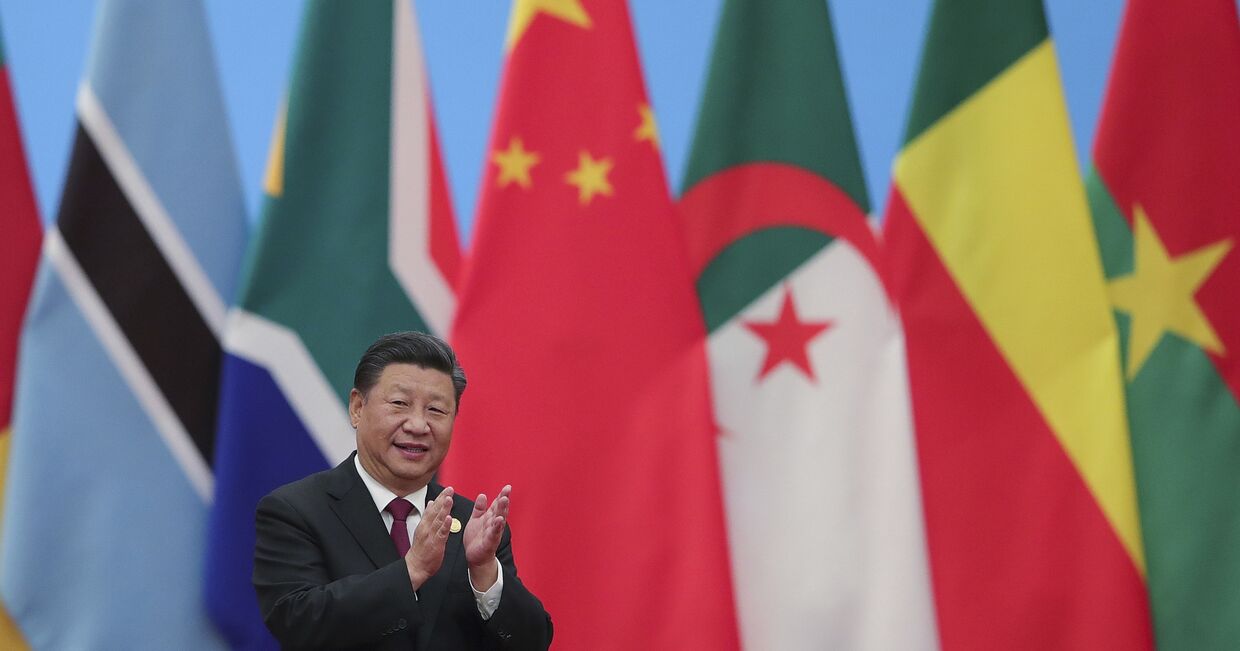 Председатель КНР Си Цзиньпин на Форуме сотрудничества Китай-Африка. 4 сентября 2018