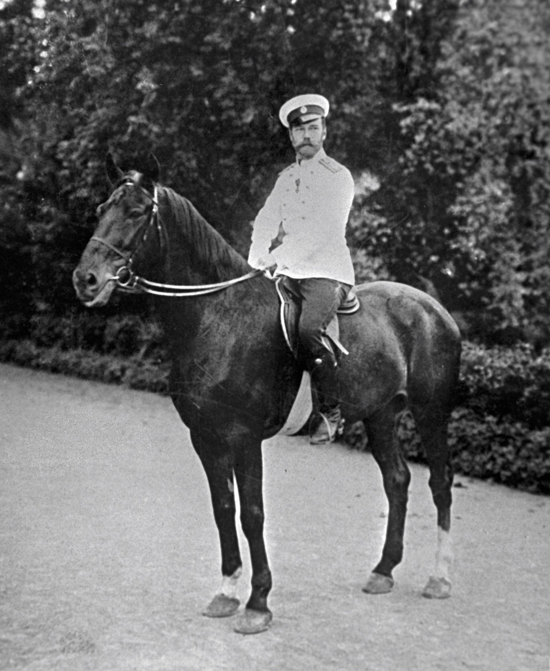 Российский император Николай II верхом на лошади - ИноСМИ, 1920, 06.11.2020