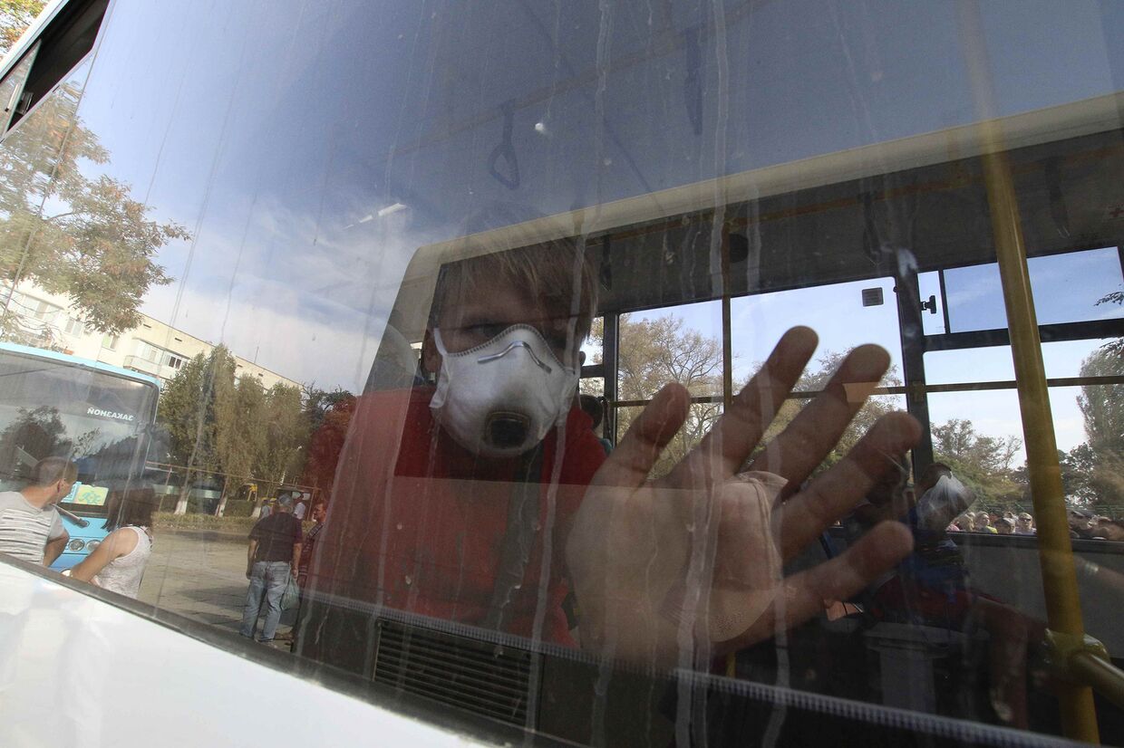 Эвакуация в Армянске из-за опасений по поводу загрязнения воздуха на заводе «Крымский Титан»