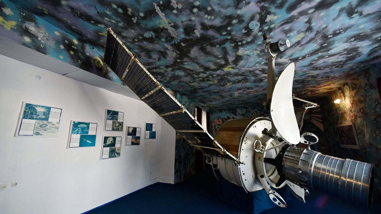 Экспонат в музее Центра дальней космической связи в селе Витино