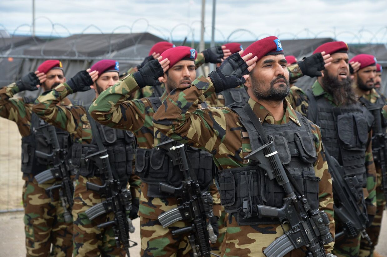 Военнослужащие вооруженных сил Пакистана в Чебаркуле