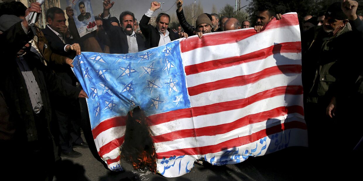 Акция протеста в Тегеране