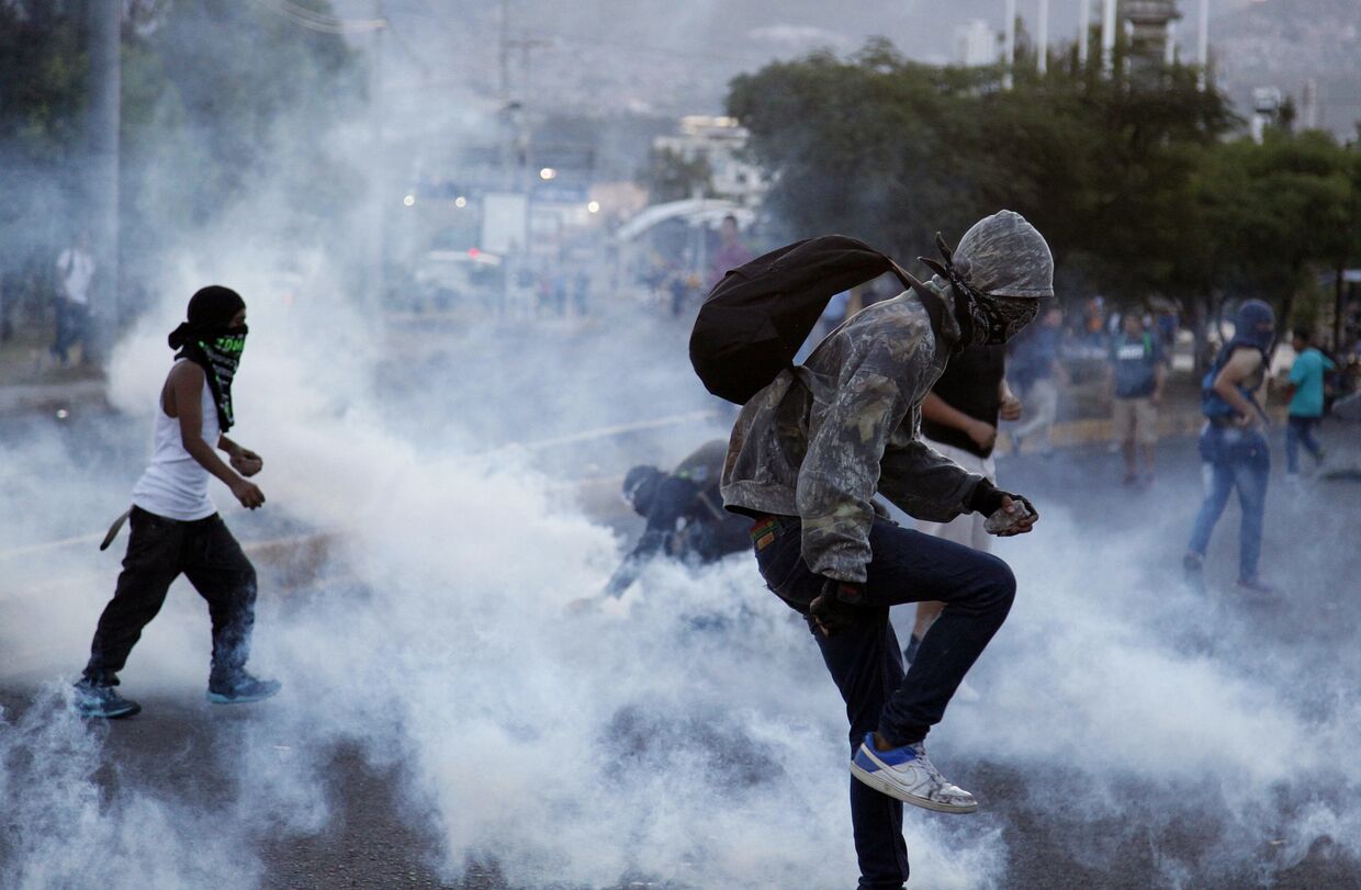 Беспорядки в Тегусигальпе, Гондурас