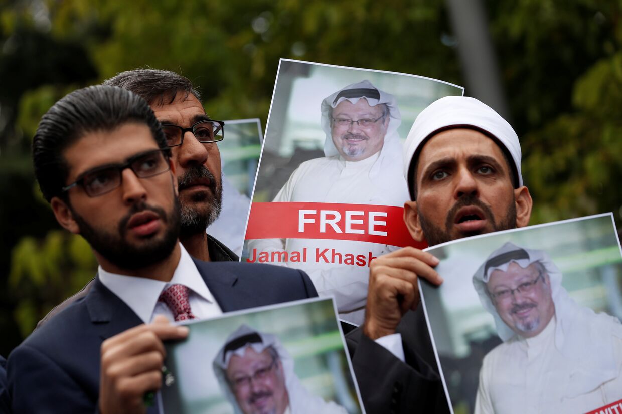 Правозащитники и друзья саудовского журналиста Джамала Хашогги