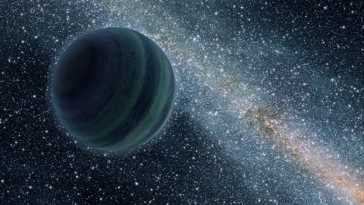 Так художник представляет планету из семейства газовых планет