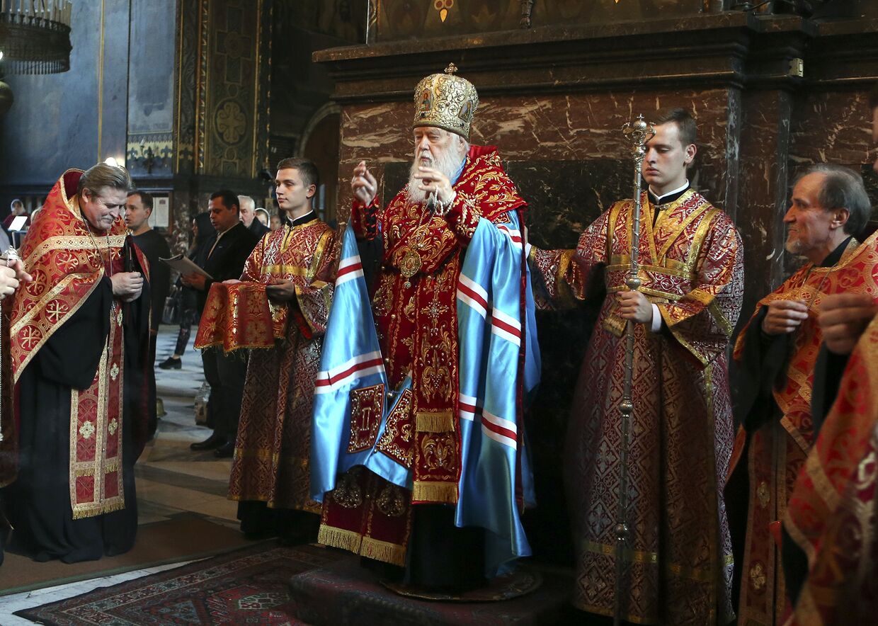 Глава Украинской Православной Церкви Киевского патриархата патриарх Филарет