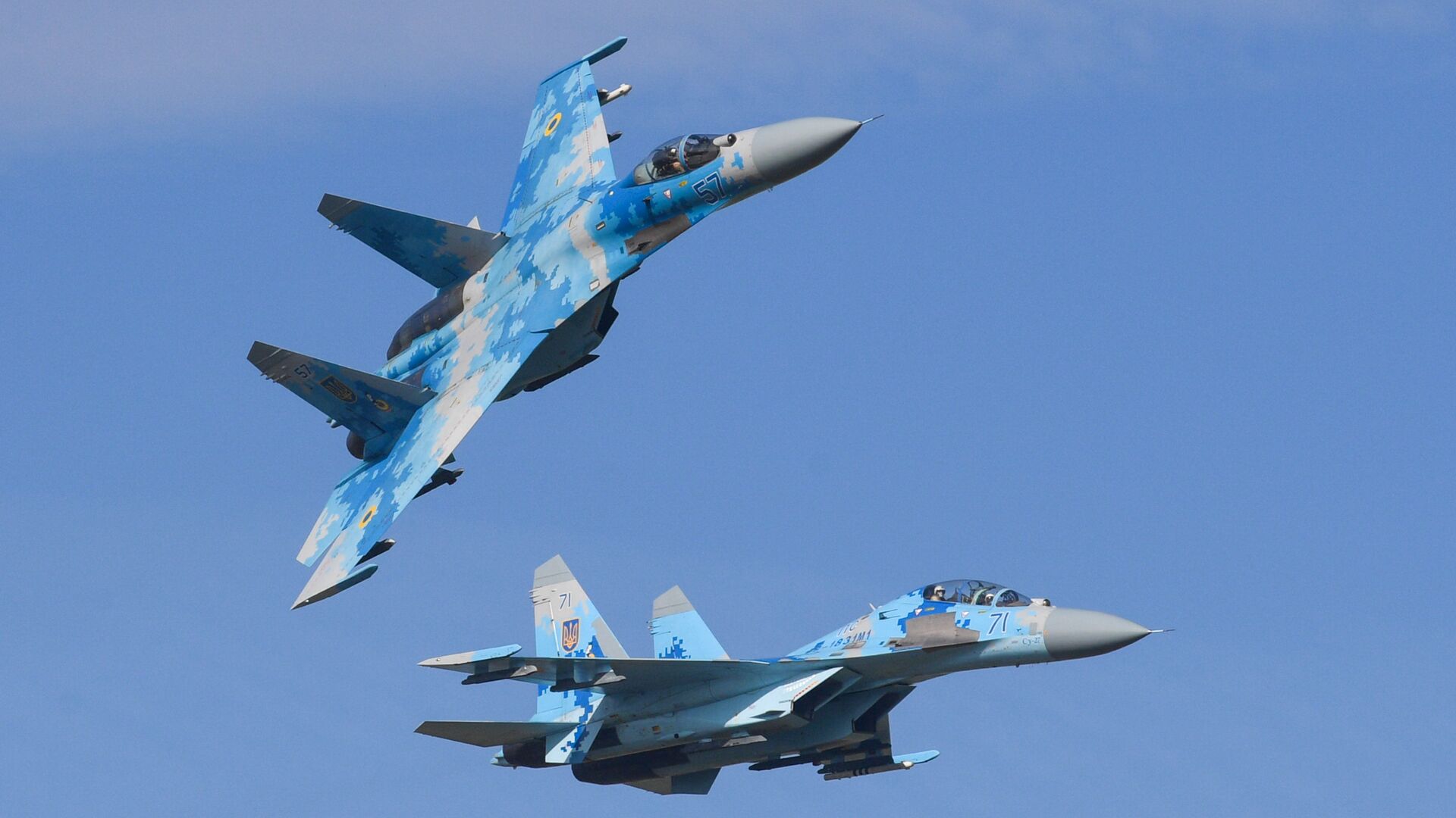 Су-27 ВВС Украины во время учений «Чистое небо — 2018» - ИноСМИ, 1920, 16.05.2023