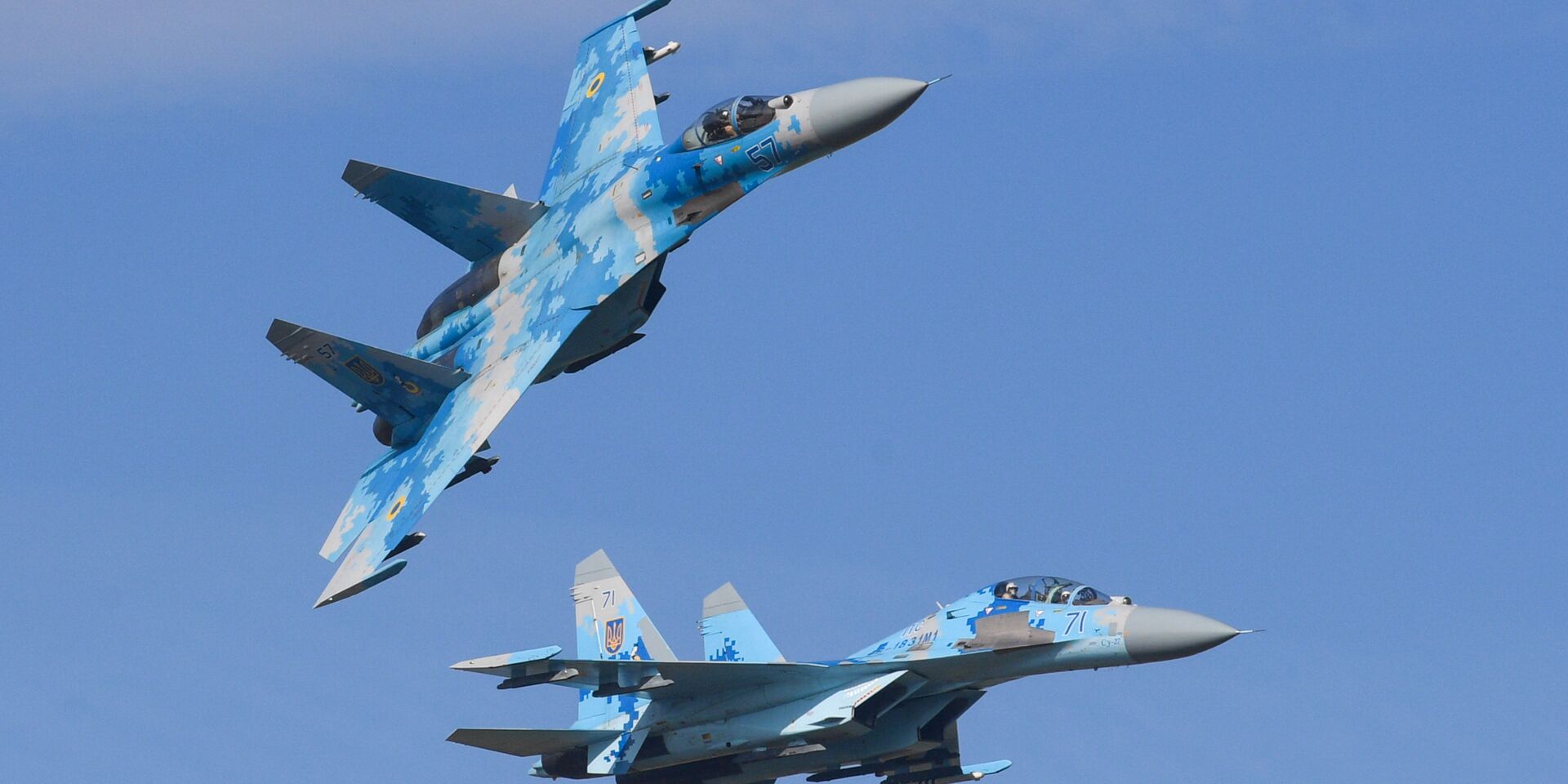 Су-27 ВВС Украины во время учений «Чистое небо — 2018» - ИноСМИ, 1920, 16.05.2023