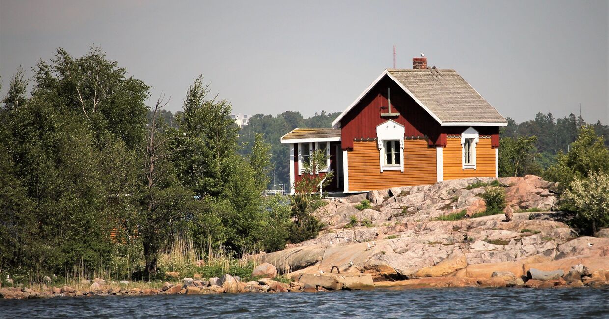 Деревянный домик в Финляндии