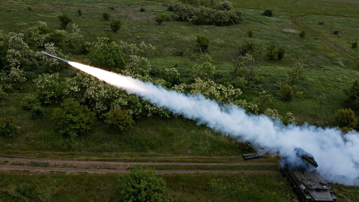 Стрельбы из зенитно-ракетного комплекса Стрела-10 на всеармейском конкурсе Чистое небо-2018