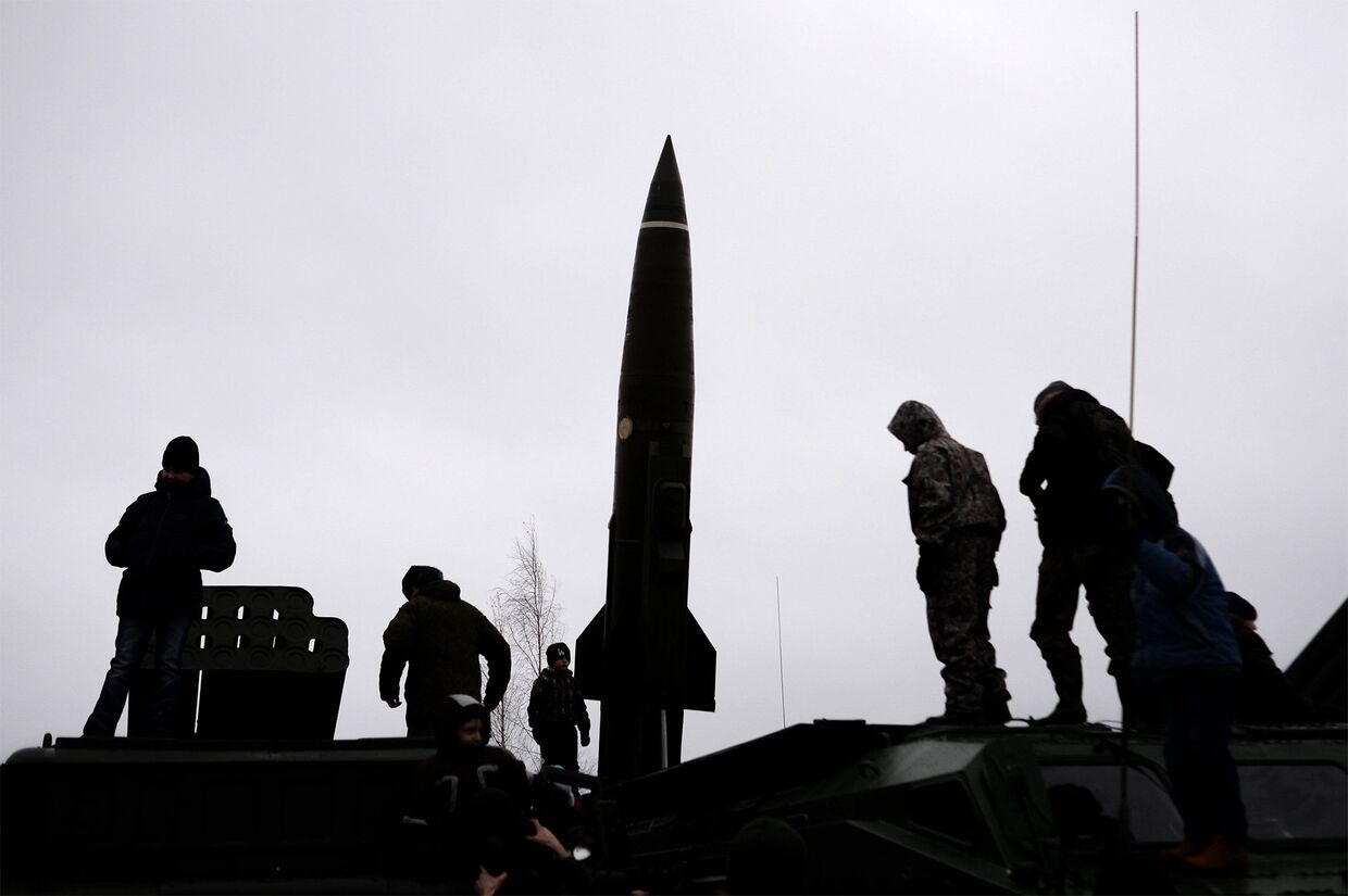 Тактический ракетный комплекс Точка на полигоне Луга в Ленинградской области