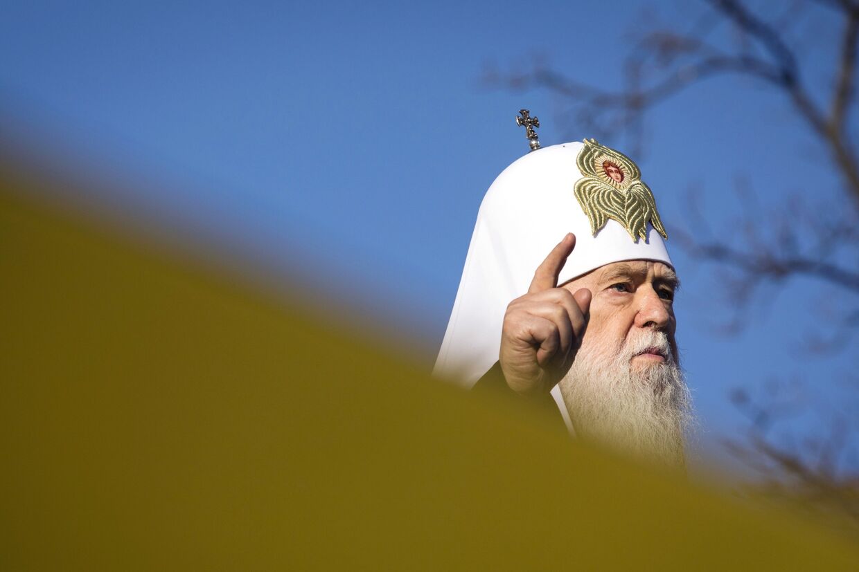 Глава Украинской православной церкви Киевского патриархата патриарх Филарет
