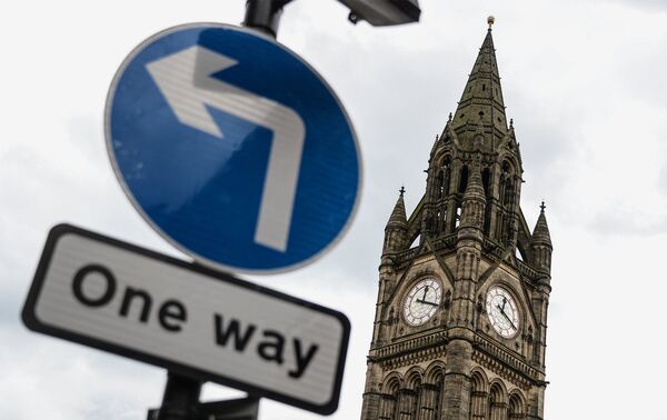 Башня ратуши в Манчестере Башня ратуши в Манчестере