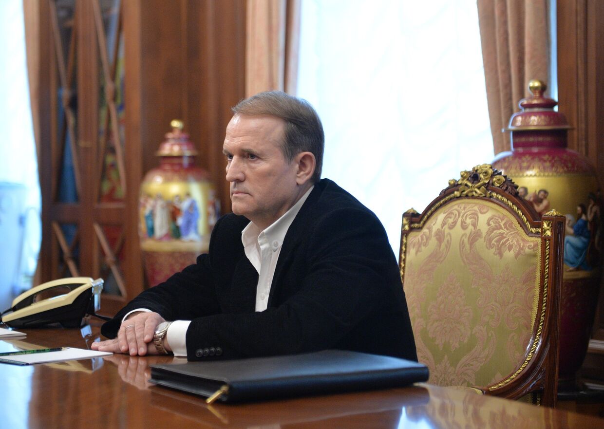 Лидер движения Украинский выбор Виктор Медведчук