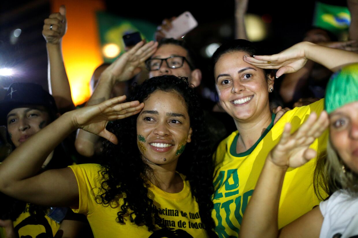 Сторонники Жаира Болсонару в Бразилии