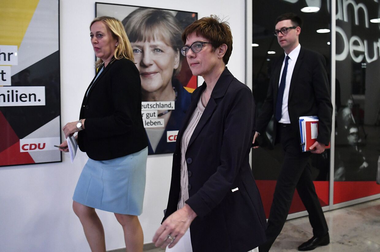 Генеральный секретарь ХДС Аннегрет Крамп-Карренбауэр в Берлине