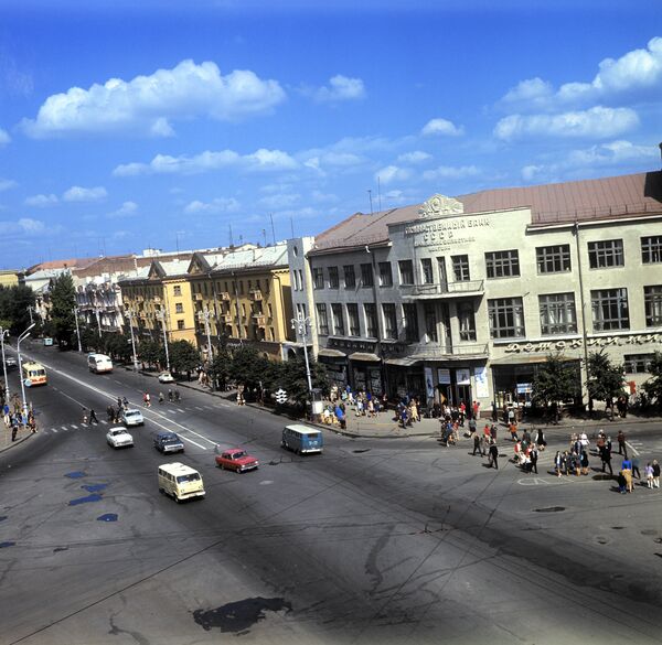 Проспект Революции в Воронеже, 1973 год