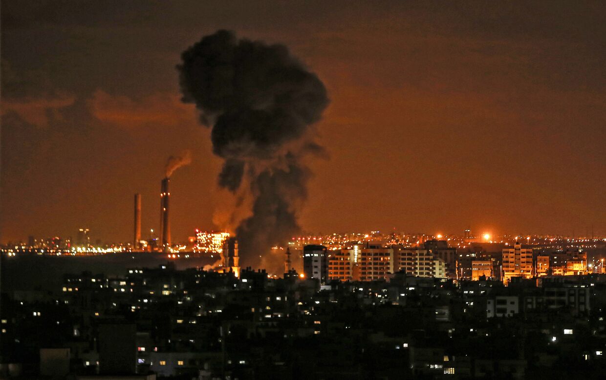 Воздушные удары по сектору Газа. 12 ноября 2018