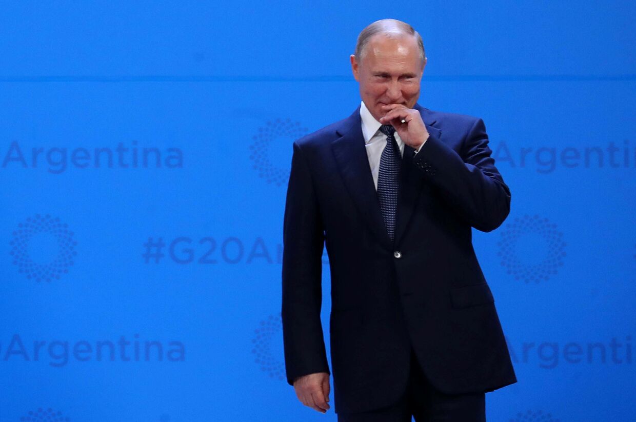 30 ноября 2018. Владимир Путин на саммите G20 в Буэнос-Айресе, Аргентина