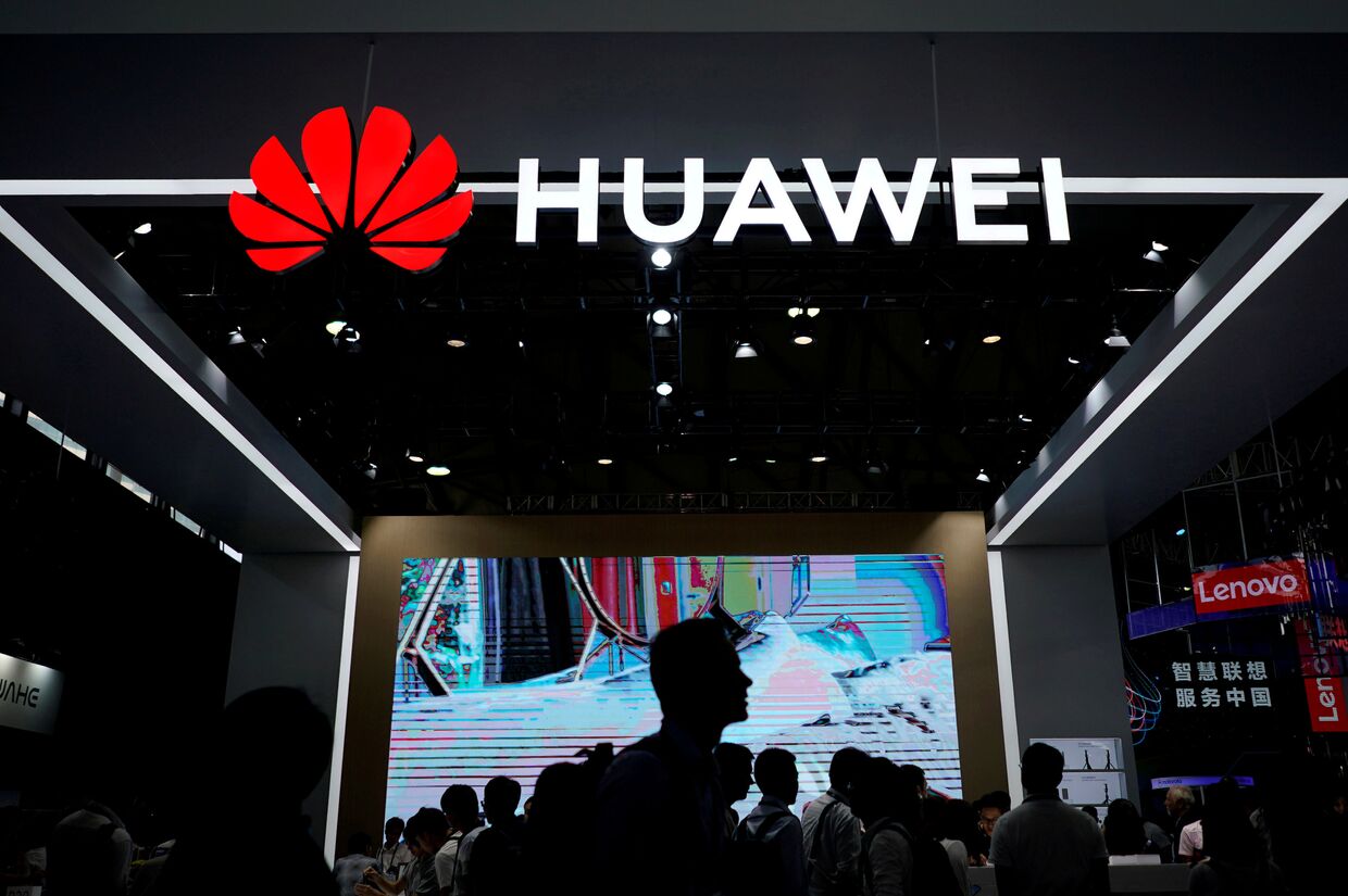 Стенд Huawei на выставке CES Asia 2018 в Шанхае