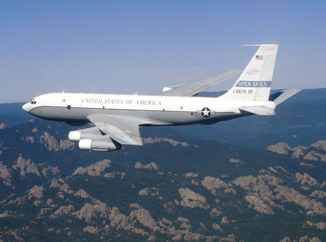 Американский Боинг KC-135 Open Skies