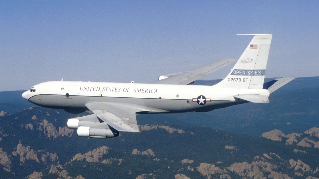 Американский Боинг KC-135 Open Skies