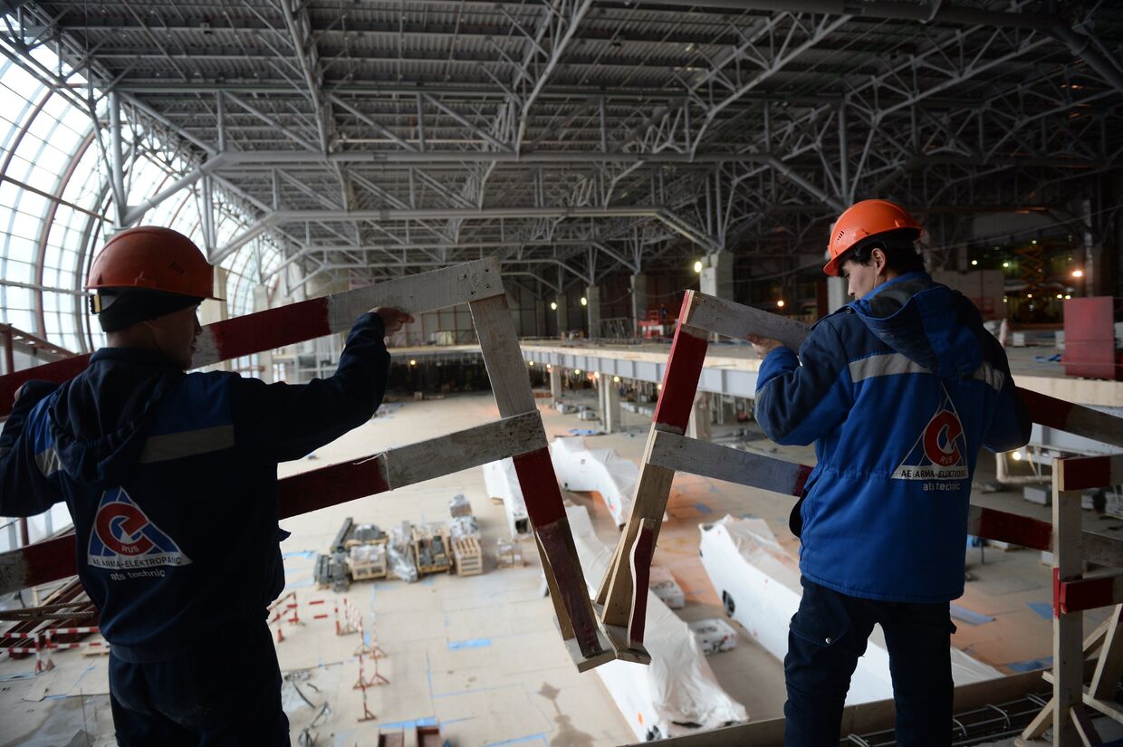 Строительство нового сегмента терминала аэропорта Домодедово