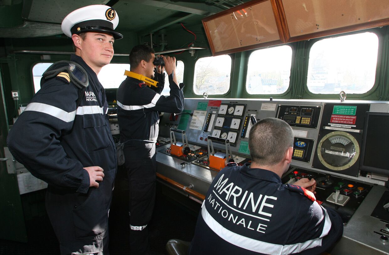 Прибытие отряда боевых кораблей ВМС Францииc с визитом в Балтийск