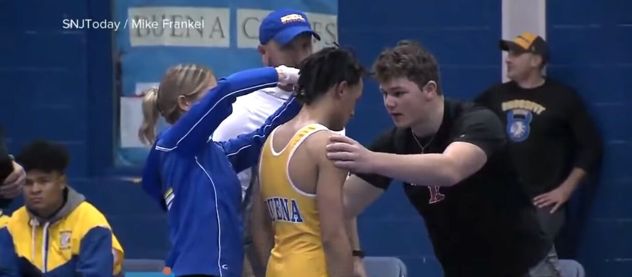 NJ high school wrestler forced to cut dreadlocks