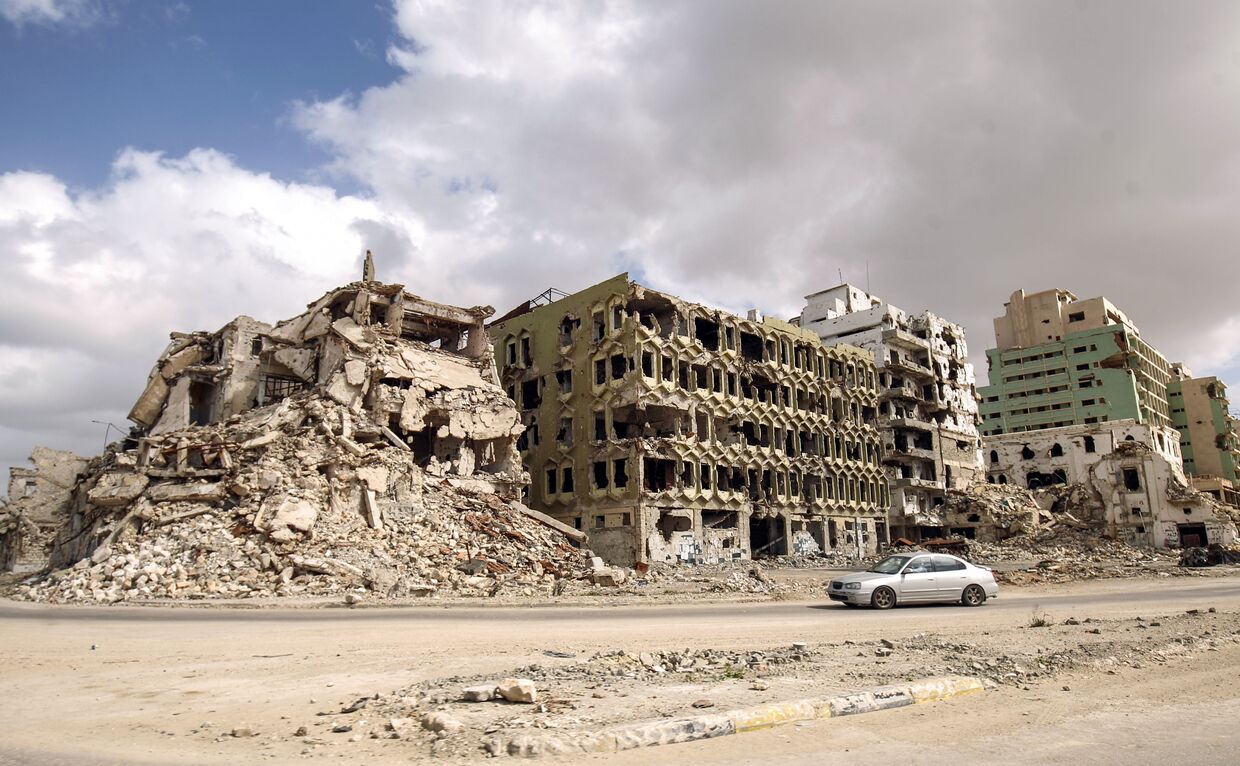 Руины в Бенгази, Ливи