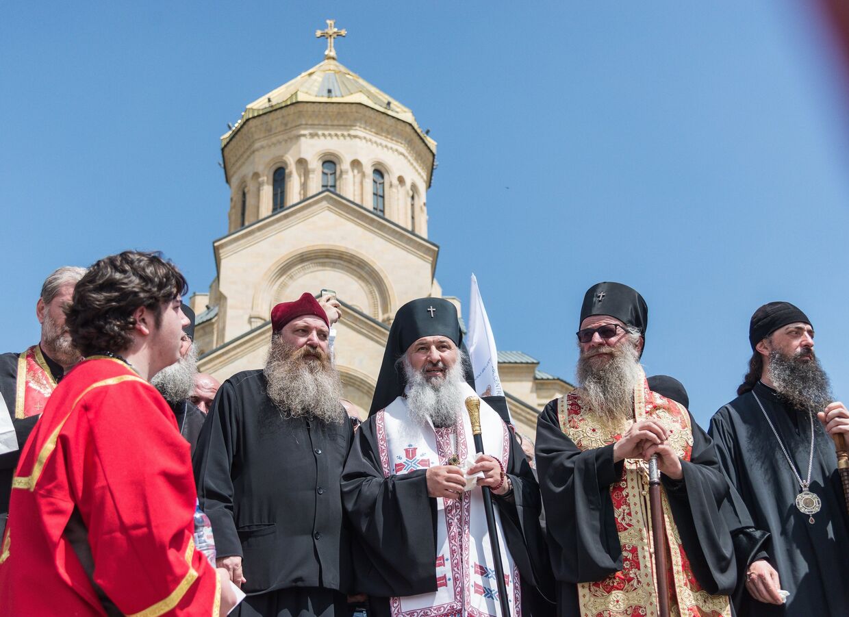 Священнослужители в Тбилиси