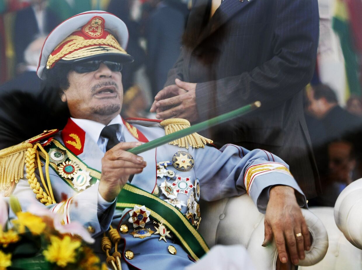 Ливийский лидер Моаммар Каддафи