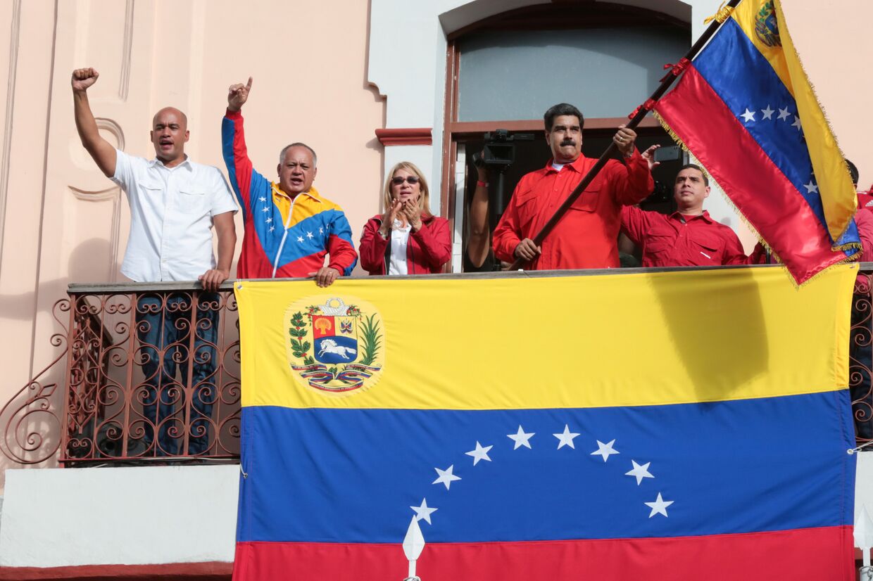 Президент Венесуэлы Николас Мадуро в Каракасе